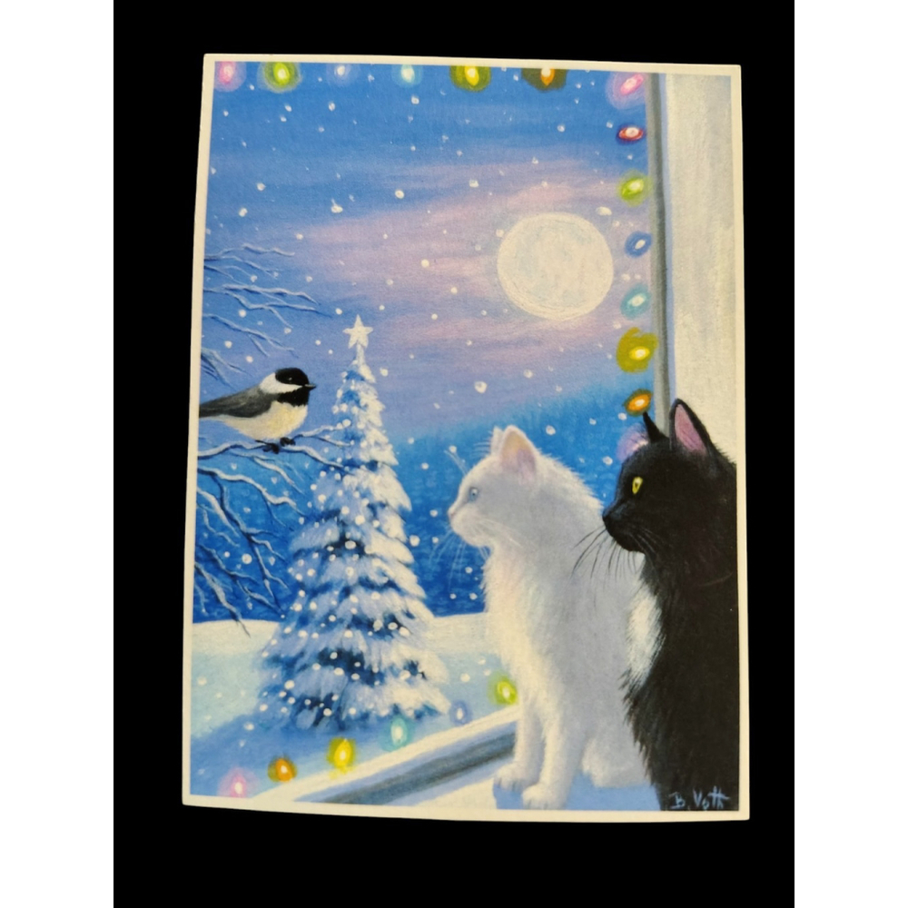 Aceo limited ed. Numbered 4/50 Print "a little winter visitor" B. voth signed